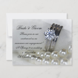 Diamond Rings and Pearls Engagement Announcement