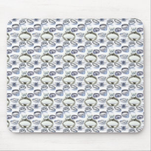 Diamond Rings Mouse Pad