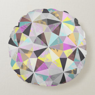 Diamond Round Cushion