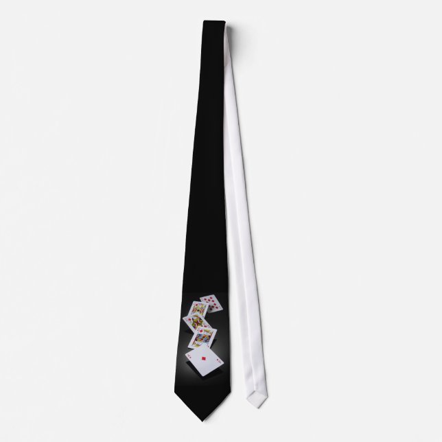 Diamond Royal Flush Tie (Front)