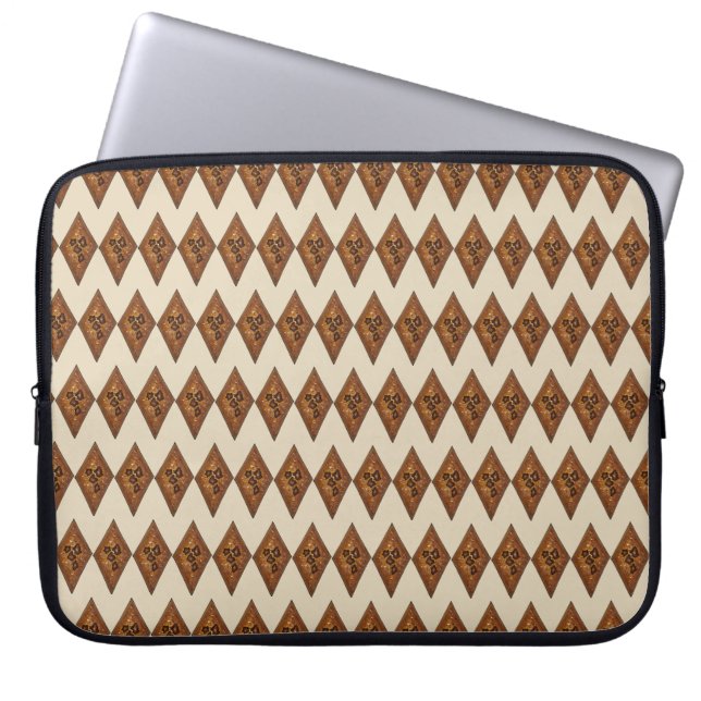 Diamond Sand Tart Christmas Sugar Cookie Holiday Laptop Sleeve (Front)