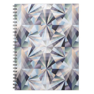 Diamond seamless background, vintage illustrationd notebook