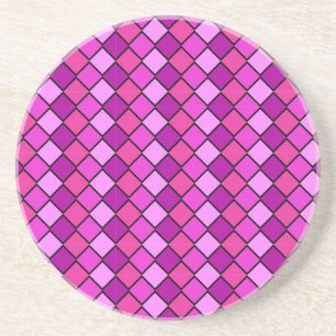Diamond Series---Pink Coaster 1 of many colours