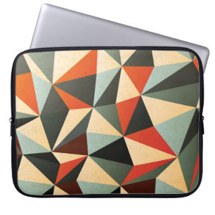 Diamond Shape: Abstract Vintage Design Laptop Sleeve