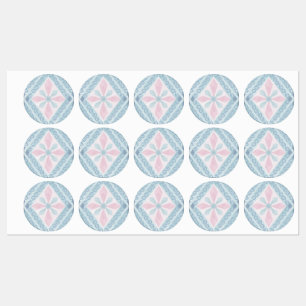 diamond shaped blue pattern
