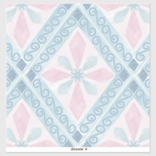diamond shaped blue pattern