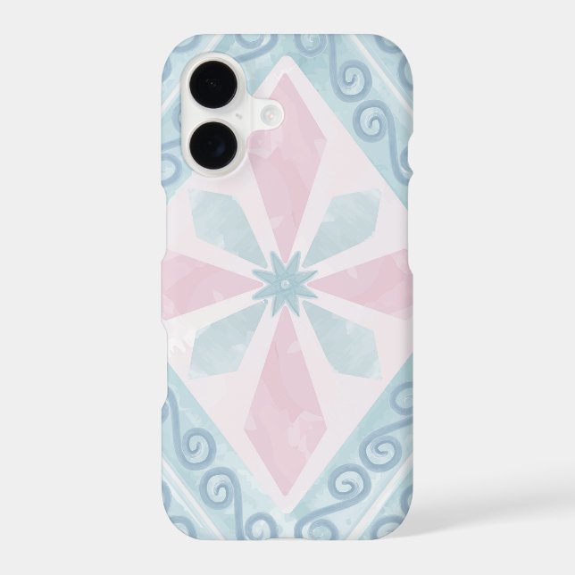 diamond shaped blue pattern (Back)