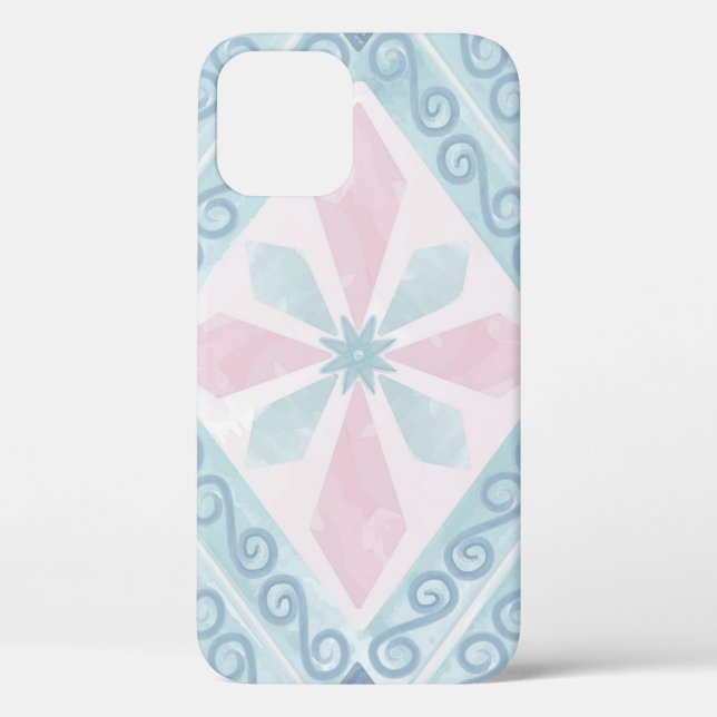 diamond shaped blue pattern Case-Mate iPhone case (Back)