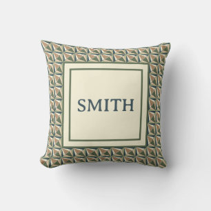 Diamond Shapes in Neutral Tones Cushion