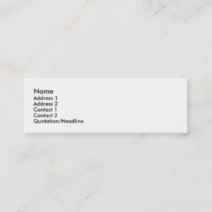 Diamond shapes mini business card