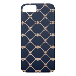 Diamond skull pattern iPhone 8/7 case