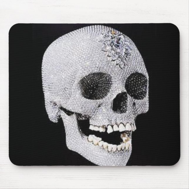 Diamond skull product mouse pad (Front)