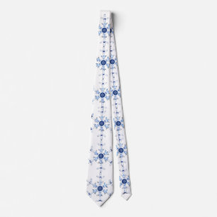 Diamond Snowflake Pattern Tie