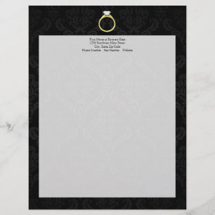 Diamond Solitaire Ring Customised Letterhead