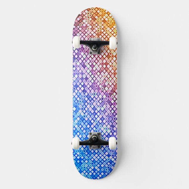 Diamond Sparkle Ombre    Skateboard (Front)