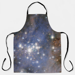 Diamond Stars in Carina Nebula Hubble Space Apron