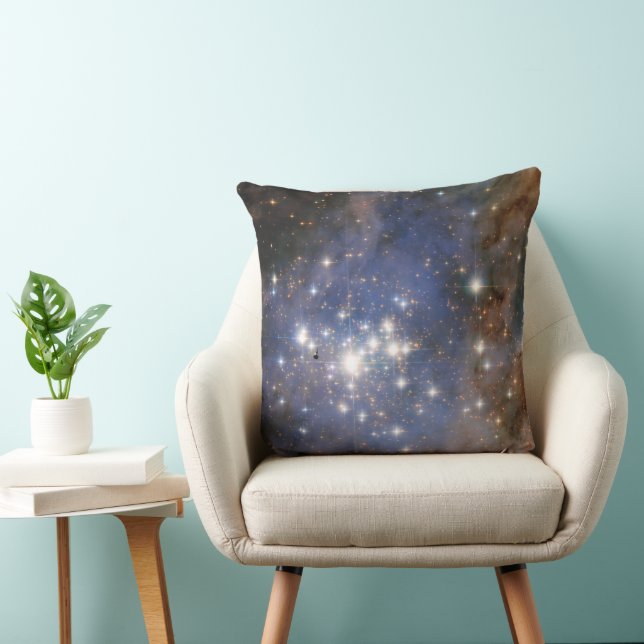 Diamond Stars in Carina Nebula Hubble Space Cushion (Chair)