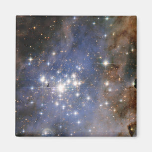 Diamond Stars in Carina Nebula Hubble Space Magnet