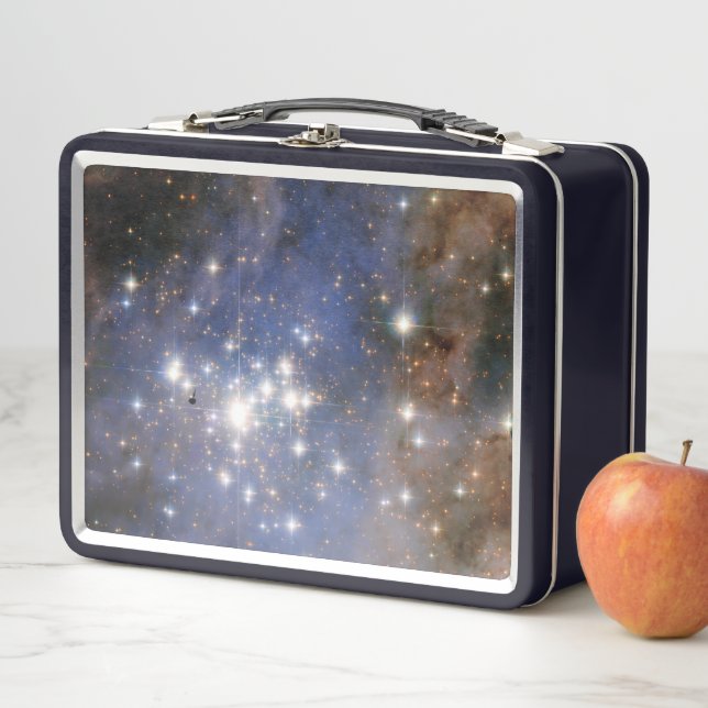 Diamond Stars in Carina Nebula Hubble Space Metal Lunch Box (In Situ)