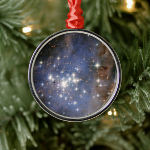 Diamond Stars in Carina Nebula Hubble Space Metal Ornament