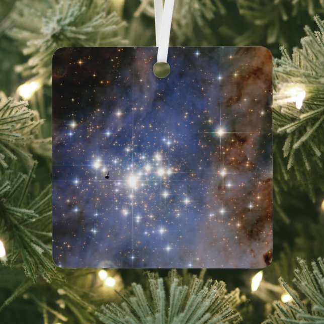 Diamond Stars in Carina Nebula Hubble Space Metal Tree Decoration (Insitu)
