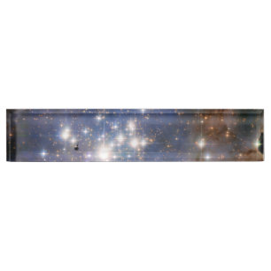 Diamond Stars in Carina Nebula Hubble Space Nameplate