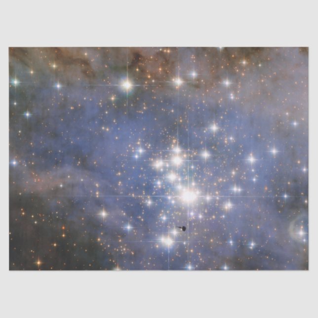 Diamond Stars in Carina Nebula Hubble Space Tissue Paper (Front)