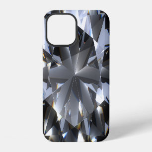 Diamond stone: black space sparkle. iPhone 12 case