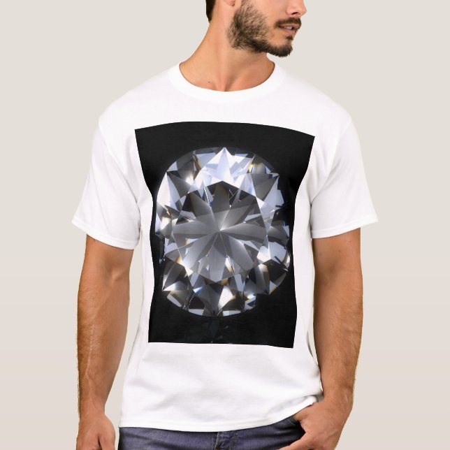 Diamond stone: black space sparkle. T-Shirt (Front)