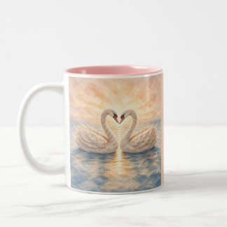 Diamond Sunset Two-Tone Coffee Mug