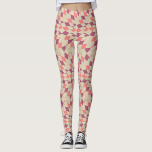 Diamond Swirl Pattern Leggings