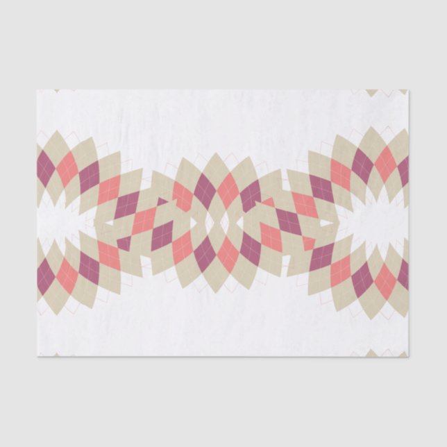 Diamond Swirl Pattern Tissue Paper (Front)