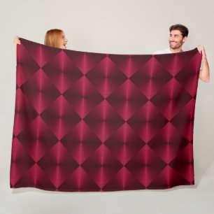 Diamond Tile Pattern Fleece Blanket