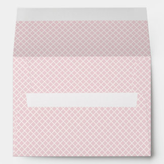 Diamond Trellis | Soft Blush Envelope