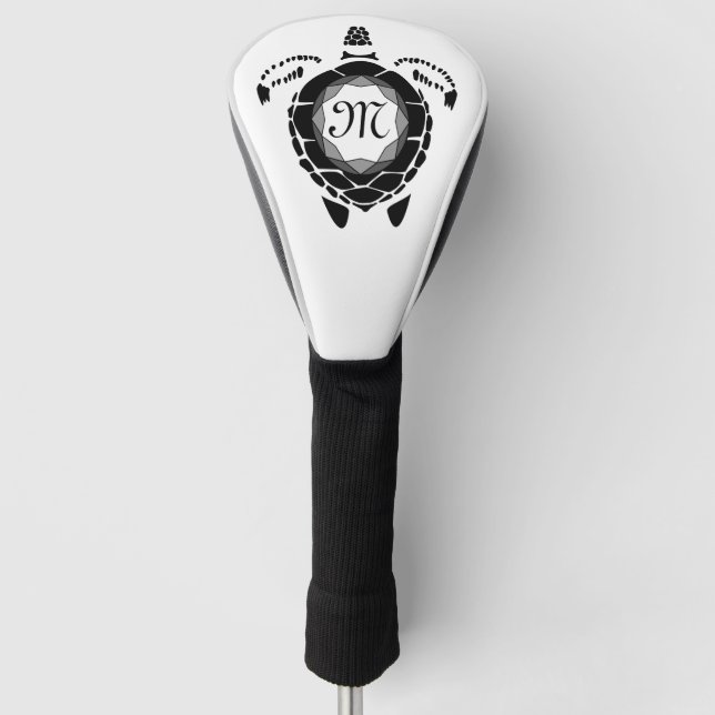 Diamond Turtle Shellback Monogram Golf Head Cover (Front)