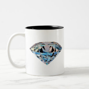 Diamond Two-Tone Coffee Mug