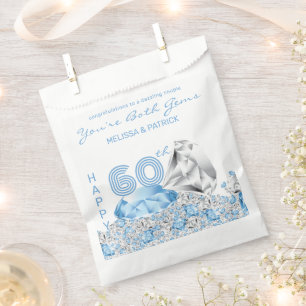 Diamond Wedding Anniversary Favor Bags