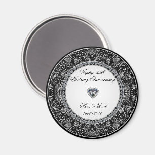 Diamond Wedding Anniversary Magnet