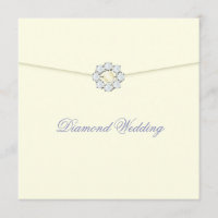 Diamond Wedding Anniversary with Diamond Broach