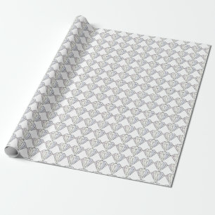 Diamond Wedding Anniversary Wrapping Paper