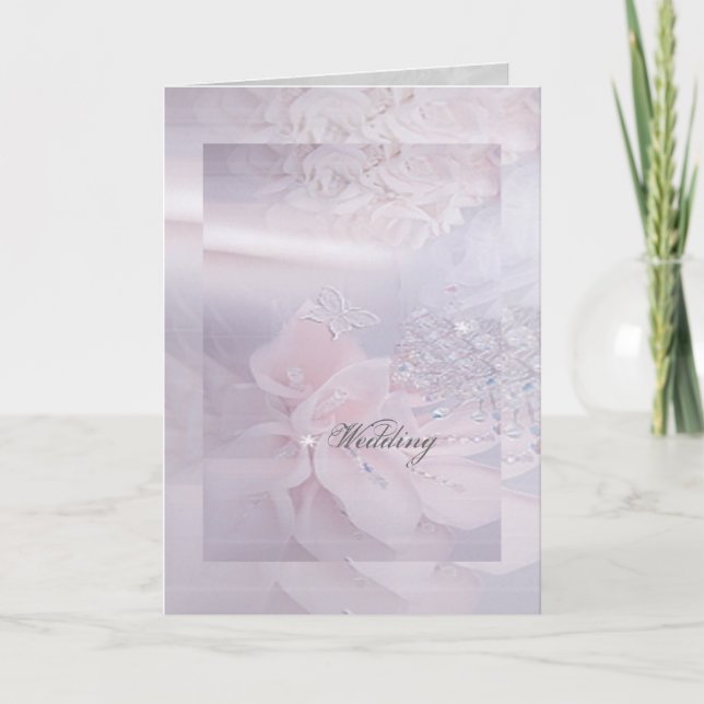 Diamond Wedding Invitation Card (Front)