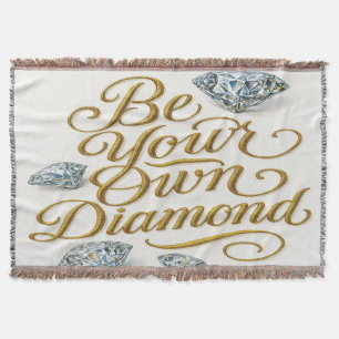 "Diamond Within: Throw Blanket" Blanket