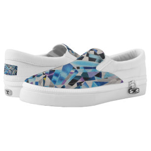 Diamond Zipz Slip On Shoes, US Men 4 / US Women 6