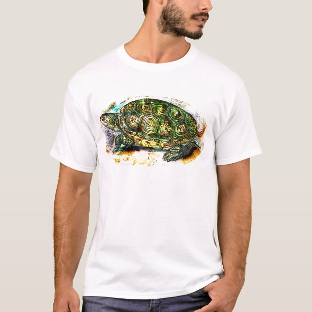 diamondback Terrapin Turtle from JungleWalk.Com T-Shirt (Front)