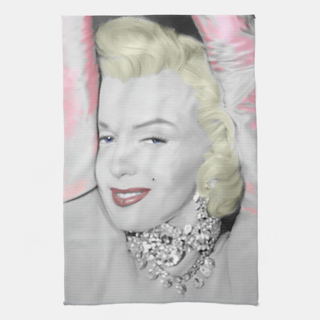 Diamonds 2 tea towel (Vertical)