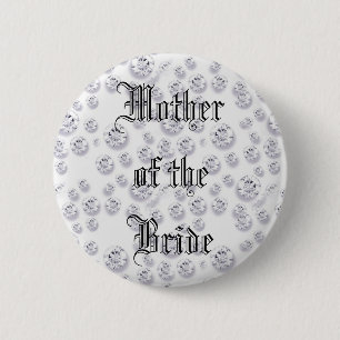 Diamonds 6 Cm Round Badge