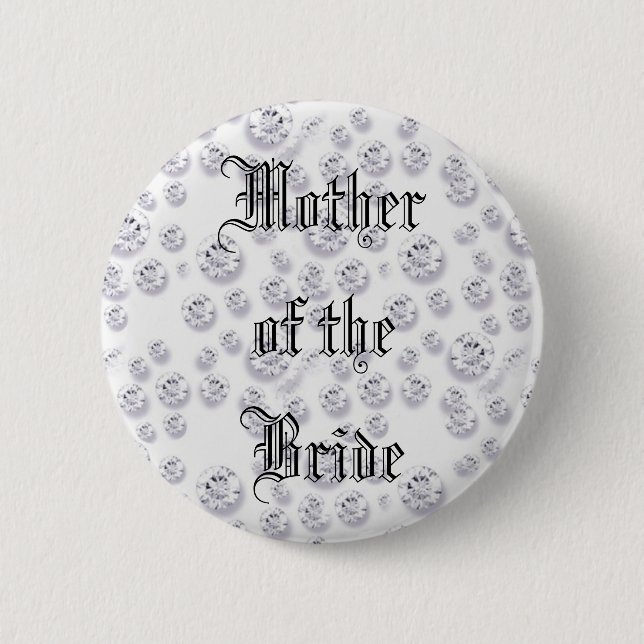 Diamonds 6 Cm Round Badge (Front)