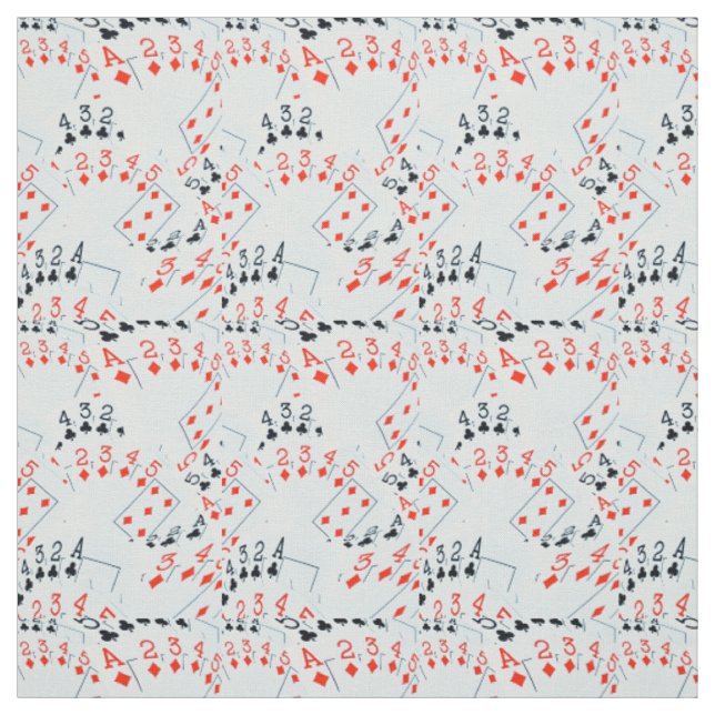 Diamonds And Clubs Pattern, Fabric (Swatch)