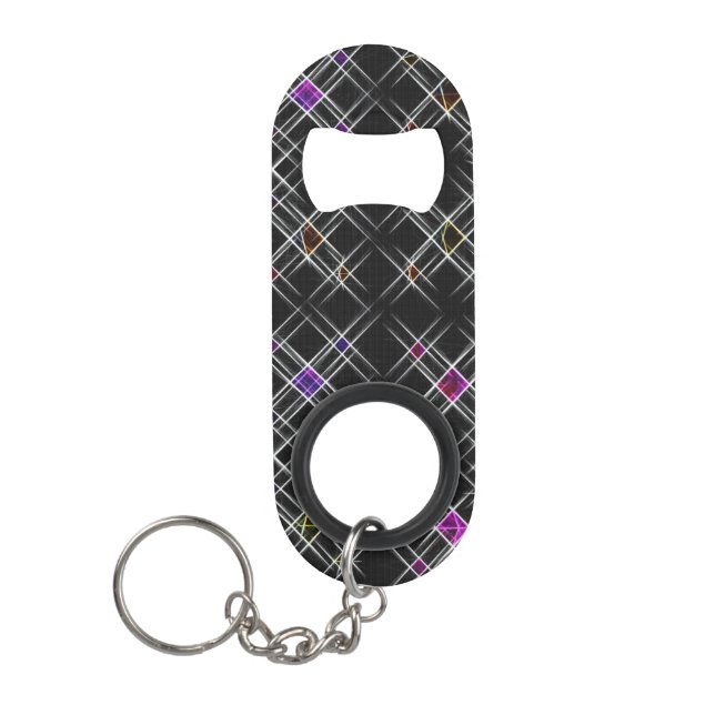 Diamonds and Crosses Bottle Opener (Front)