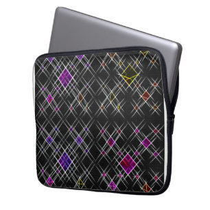 Diamonds and Crosses Laptop Sleeve